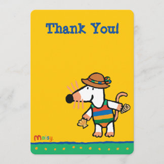 Convites Maisy com aniversário dos escudos