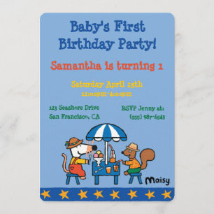 Convites Maisy e Cyril Birthday