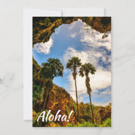 Convites Makauwahi Cave Palm Trees, Kauai, Havaí