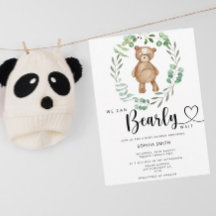 Mal podemos esperar baby shower