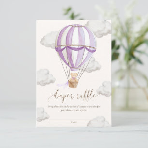 Convites Mal Podemos Esperar Bilhete da Rifa da Fralda do U