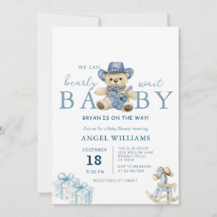 Convites Mal Podemos Esperar Churrasco Baby Shower