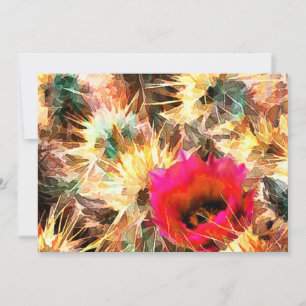 Convites Malha de Agulhas de Cactus