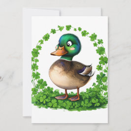 Convites Mallard em um Círculo de Vestuário
