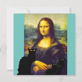 Convites Mama Lisa e Les Chats Noir