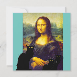 Convites Mama Lisa e Les Chats Noir