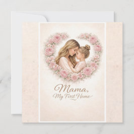 Convites Mama — Meu Primeiro Lar | Floral Mãe e Filha