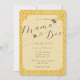 Convites Mama to Bee Honeybee Baby Shower