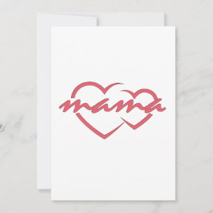 Convites Mamãe ama presente de Dia de as mães para o melhor