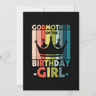 Convites Mamãe Arte Madrinha da Menina de Aniversário