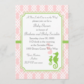 Convites Mamãe e Baby Seacavalo