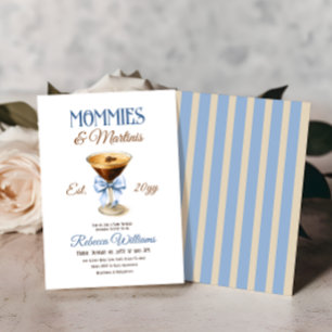 Convites Mamãe e Martini Um Chá de fraldas Tini One Boy