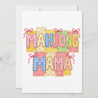 Convites Mamãe Mahjong