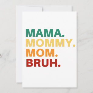 Convites Mamãe mamãe manh