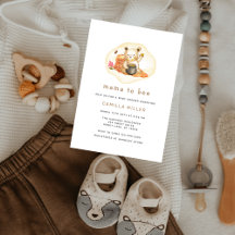 Mamãe Para Ser Chá de fraldas De Honeycomb Do Urso