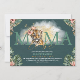 Convites Mamãe Para Ser Tigre Chá De Bebê Selvagem