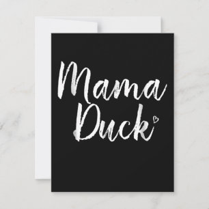 Convites Mamãe Pato, Pato Bonito, Dia das Mães, Presente 