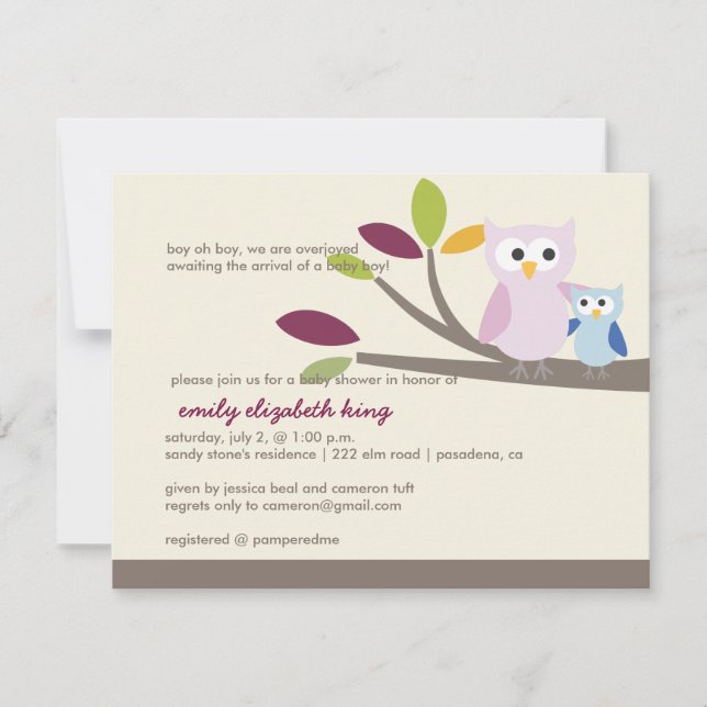 Convites Mamãe PixDezines+bebê para um chá (Frente)