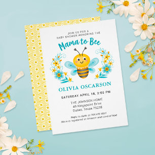 Convites Mamães bonitas para o Chá de fraldas do Bee Boy