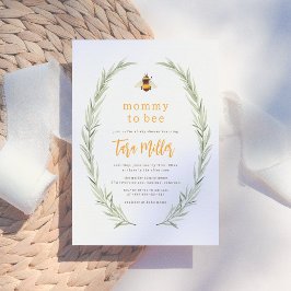 Convites Mamães Para Serem Aquarela Gênero Chá de fraldas N