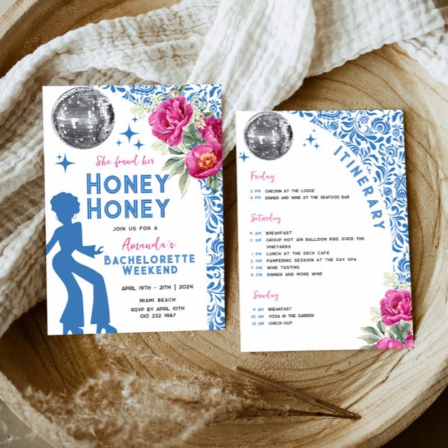 Convites Mamma mia Dancing Queen Bachelorette Itinerary (Criador carregado)