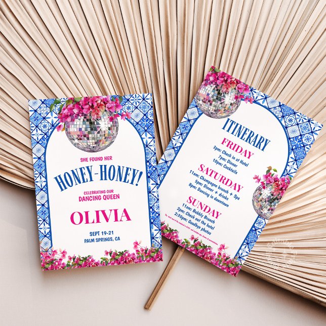 Convites Mamma Mia Ela Encontrou Seu Mel-Querido Bacheloret (Criador carregado)