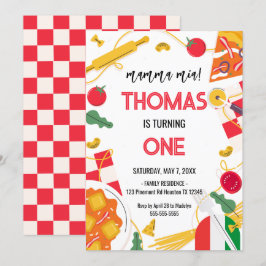 Convites mamma mia! Italian Birthday Party Invitation