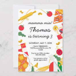 Convites mamma mia! Italian Birthday Party Invitation