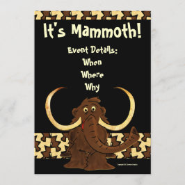Convites Mamute Wooly