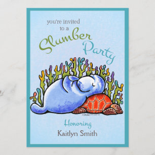 Convites Manatee Turtle Off-Leash Art™