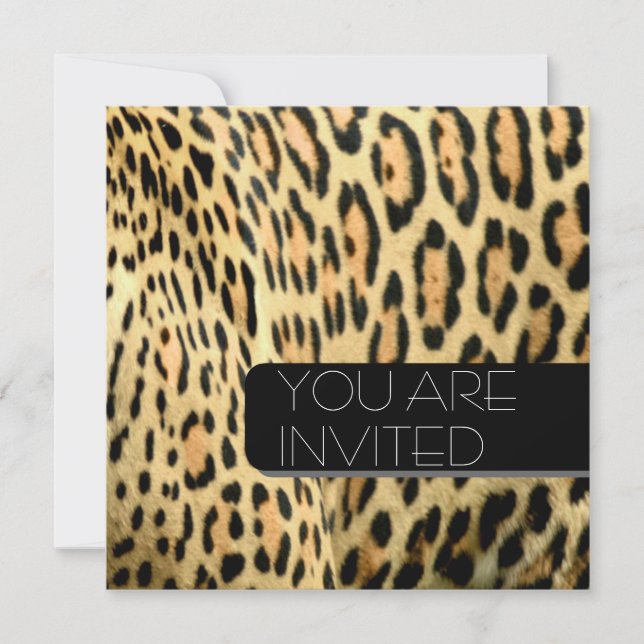 Convites Manchas-leopardo (Frente)
