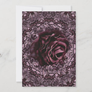 Convites Mandala de Rosa