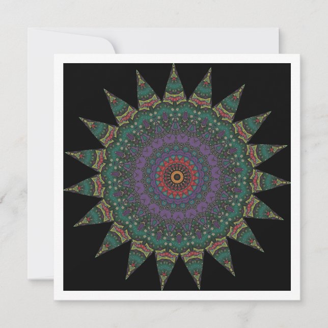 Convites  Mandala Decorativa  (Frente)