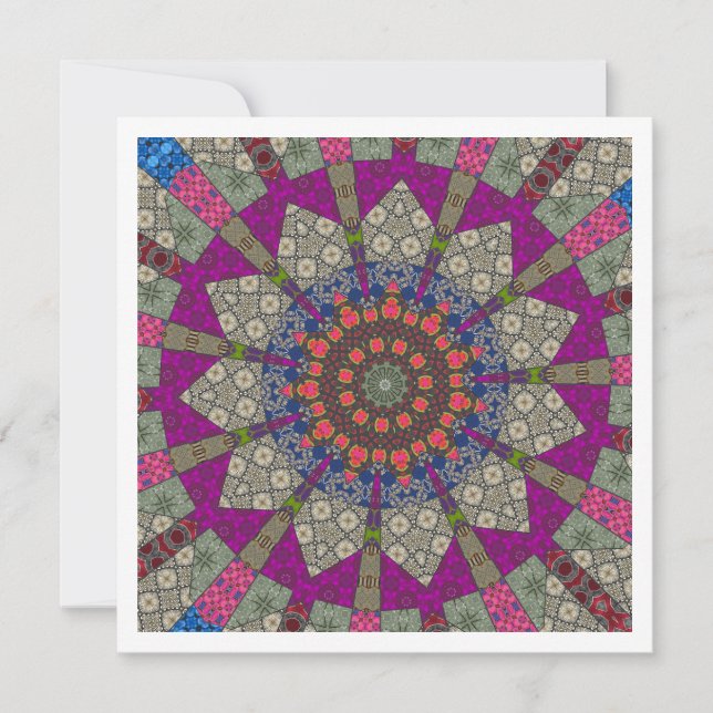 Convites  Mandala Decorativa  (Frente)