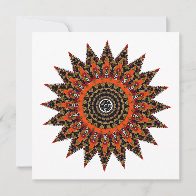 Convites  Mandala Decorativa  (Frente)