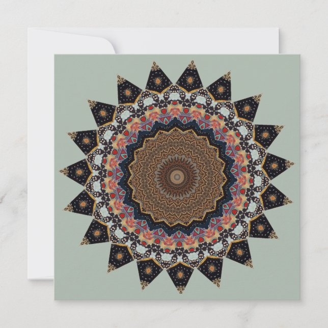 Convites  Mandala Decorativa  (Frente)