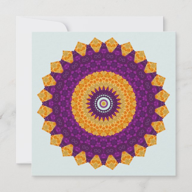 Convites  Mandala Decorativa  (Frente)