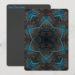 Convites Mandala Rosette Boho Bohemian Style Dandy Pattern