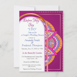 Convites Mandalas em Mix Cerise rosa