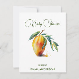 Convites Manga Tropical | Chá de Bebê