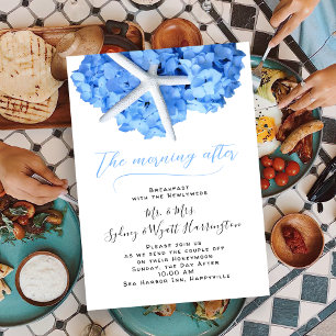 Convites Manhã Do Café Da Manhã De Casamento Após Jardim Da