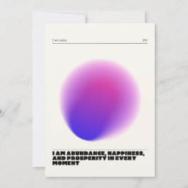 Convites manifestação diária de afirmações