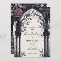 Manipulação de Pagan com Portas Florais Rosa Gótic