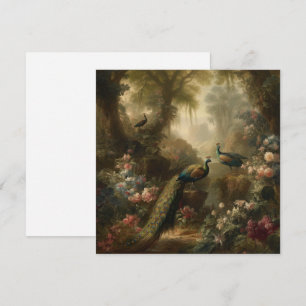 Convites Mansão Trio do Pavão do Bosque Inglês Convocar