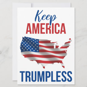 Convites Mantenha a América sem Trump V