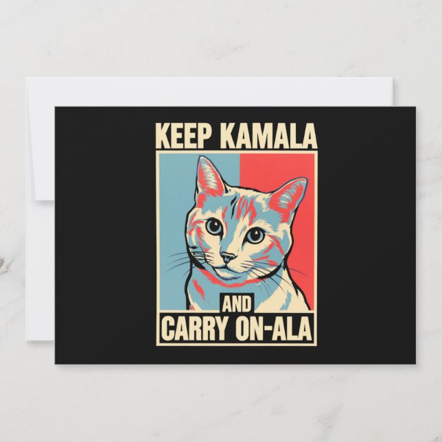 Convites Mantenha Kamala e Continue Em Frente-A-La LA Kamal (Frente)