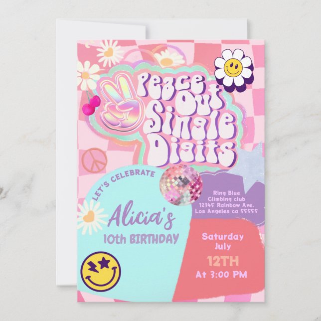 Convites manter a paz de solteiro (Frente)