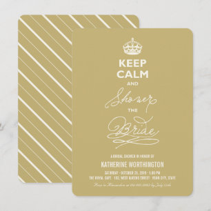 Convites Manter Chá Calmo O Chá de panela Noiva Convidado