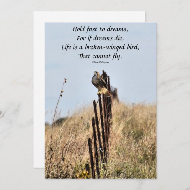 Convites Manter Rápido para Sonhos (Frente/Verso)