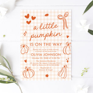 Convites Mão Bonita Desenha Um Pequeno Chá de fraldas De Ab